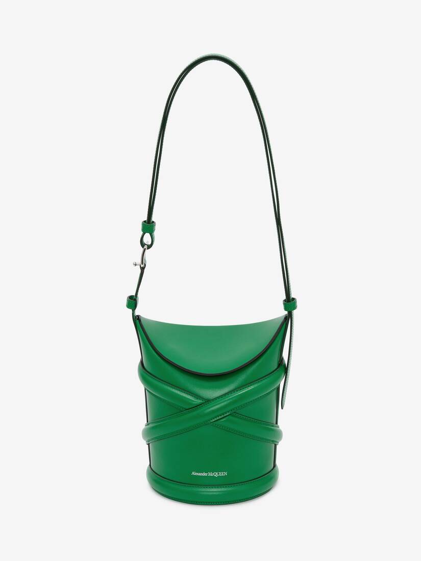 Bolsas De Hombro Alexander McQueen The Curve Mujer - Verdes - Mexico 924-BCVJYR